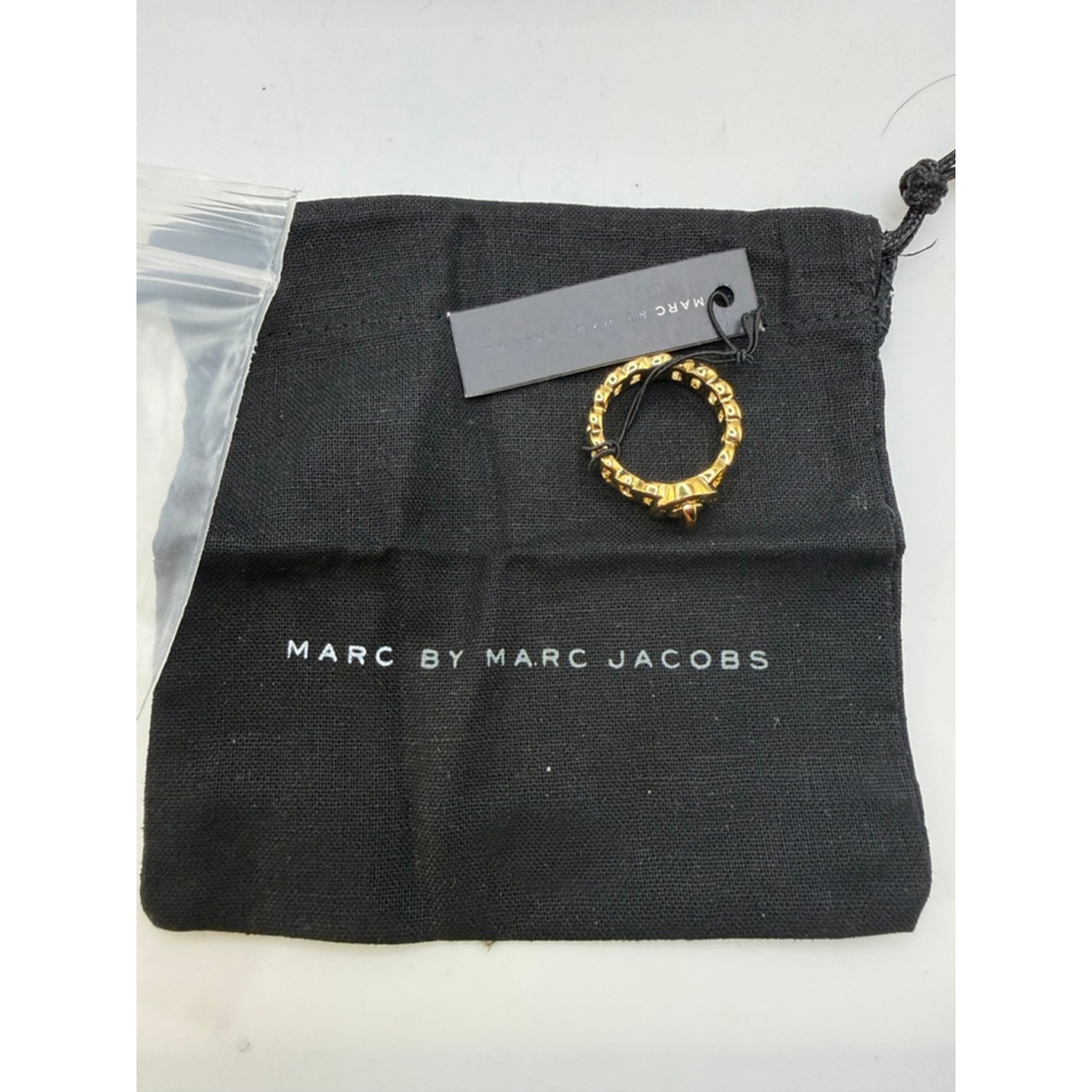 Women's Marc by Marc Jacobs Gold Tone Chain Link Ring One Size